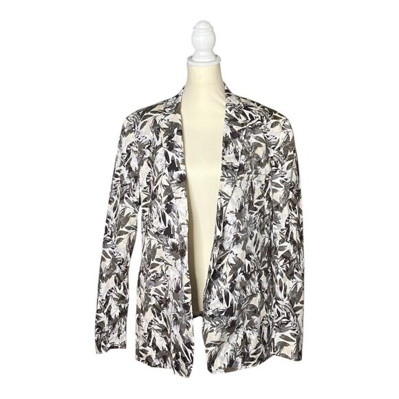INC International Concepts Macy’s Taupe Tone Comb Floral Blazer NWT US XL - Picture 7 of 13